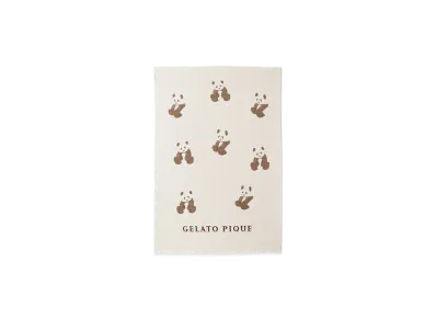 GELATO PIQUE Sleep Panda Jacquard Multi Cover "Off White"