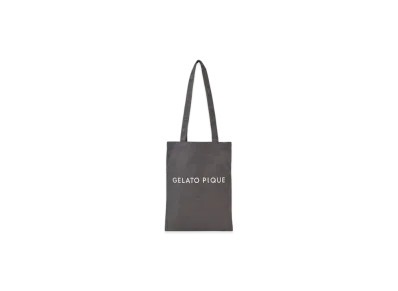 GELATO PIQUE Logo Daily Tote Bag "Dark Gray"