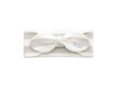 GELATO PIQUE Smoothie 2 Border Hairband "Light Gray"