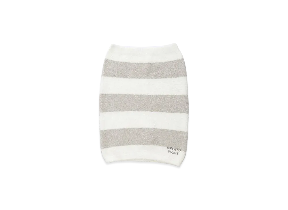 GELATO PIQUE Smoothie 2 Border Waist Warmer "Light Gray"