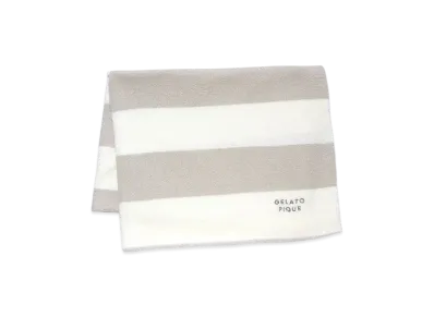 GELATO PIQUE Smoothie 2 Border Blanket "Light Gray"