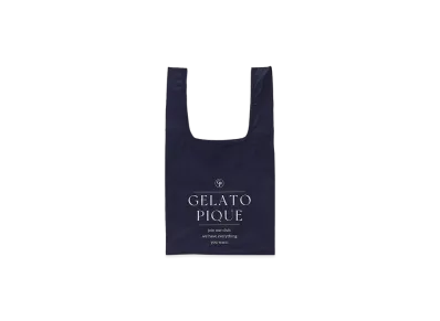 GELATO PIQUE 3 Pattern Eco Bag "Navy"