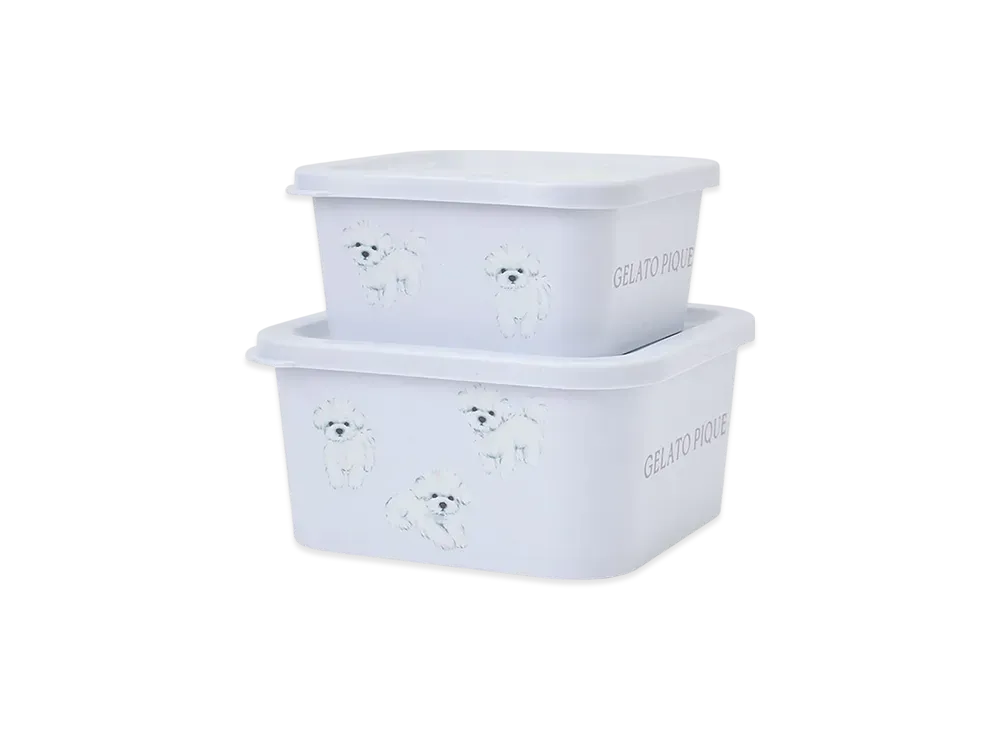 GELATO PIQUE 3 Pattern Tupperware "Blue"