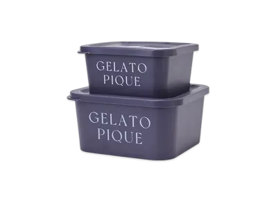 GELATO PIQUE 3 Pattern Tupperware "Navy"