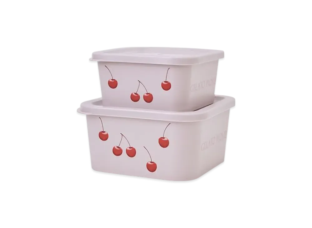 GELATO PIQUE 3 Pattern Tupperware "Pink"