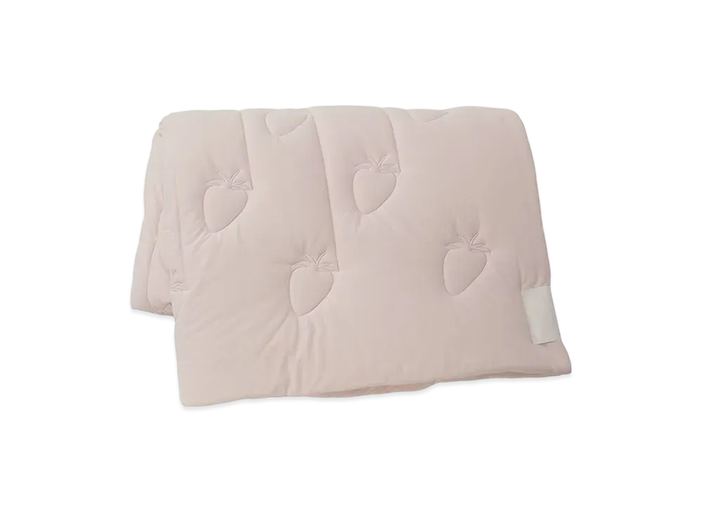 GELATO PIQUE Sleep Strawberry Pattern Quilt Blanket "Pink"