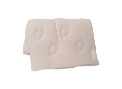 GELATO PIQUE Sleep Strawberry Pattern Quilt Blanket "Pink"