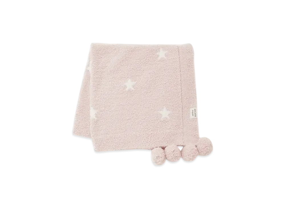 GELATO PIQUE Kids Powder Star Jacquard Blanket "Pink"
