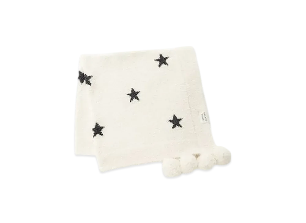 GELATO PIQUE Kids Powder Star Jacquard Blanket "Off White"