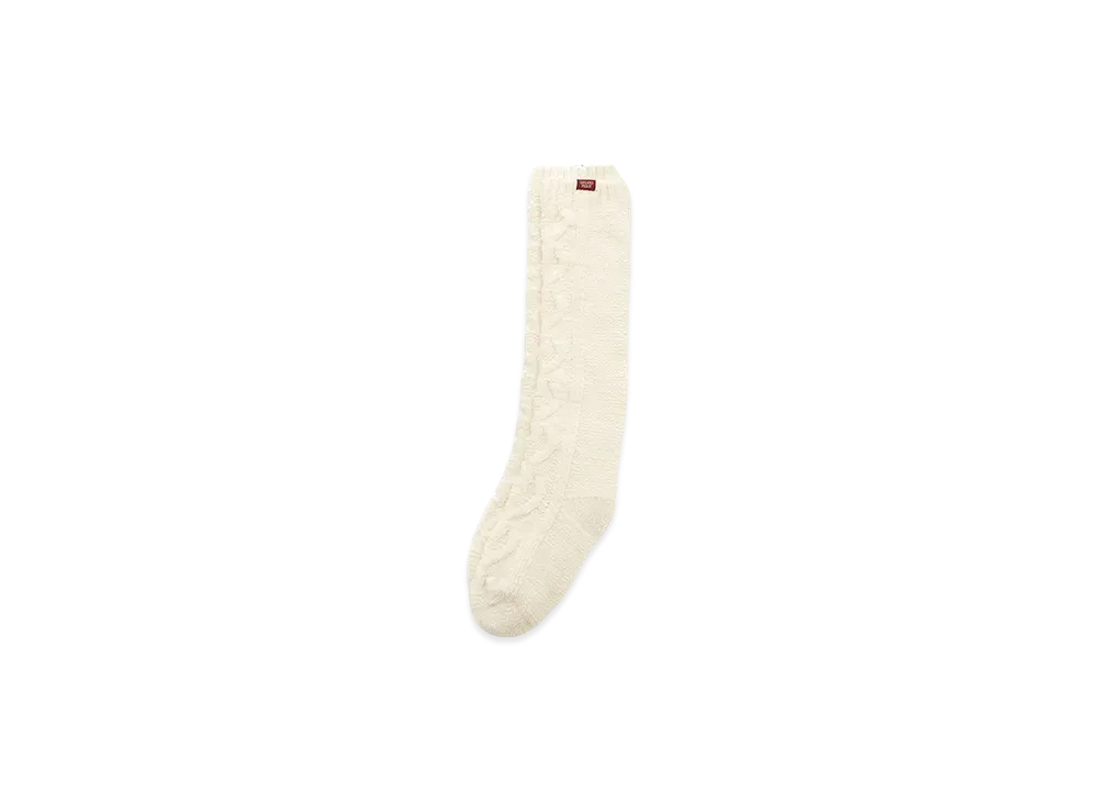 GELATO PIQUE Heart Aran Long Socks "Cream"