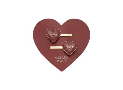 GELATO PIQUE Heart Hairpin Set "Red"