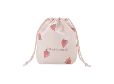 GELATO PIQUE Kids Drawstring Bag S "Pink"