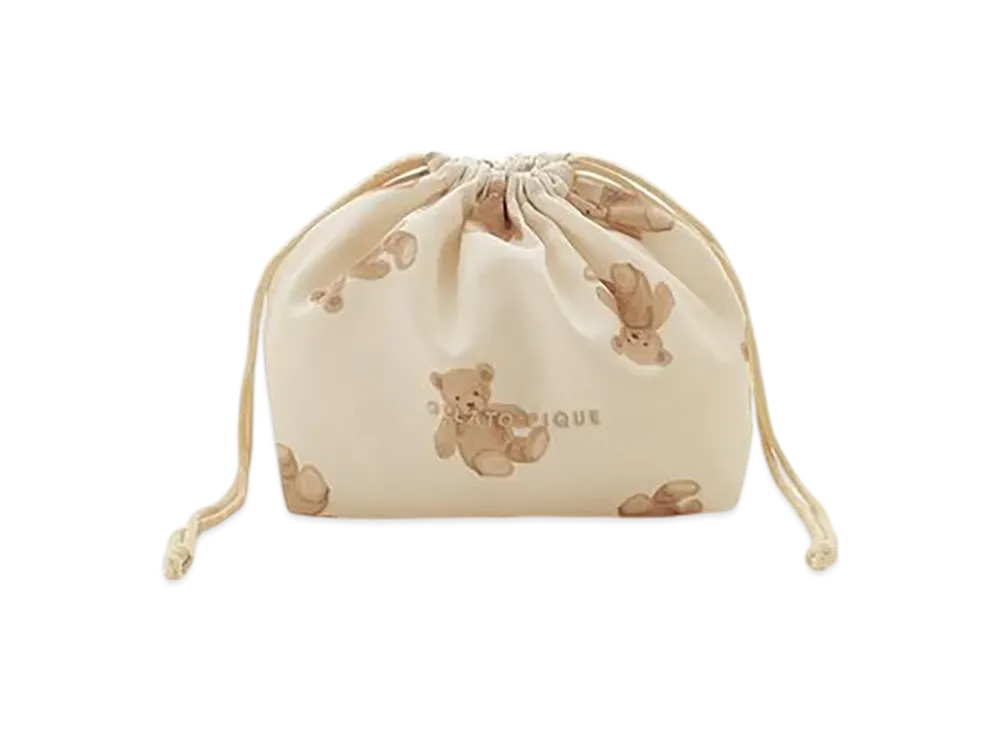 GELATO PIQUE Kids Drawstring Bag M "Ivory"