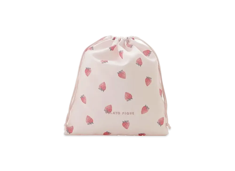 GELATO PIQUE Kids Drawstring Bag L "Pink"
