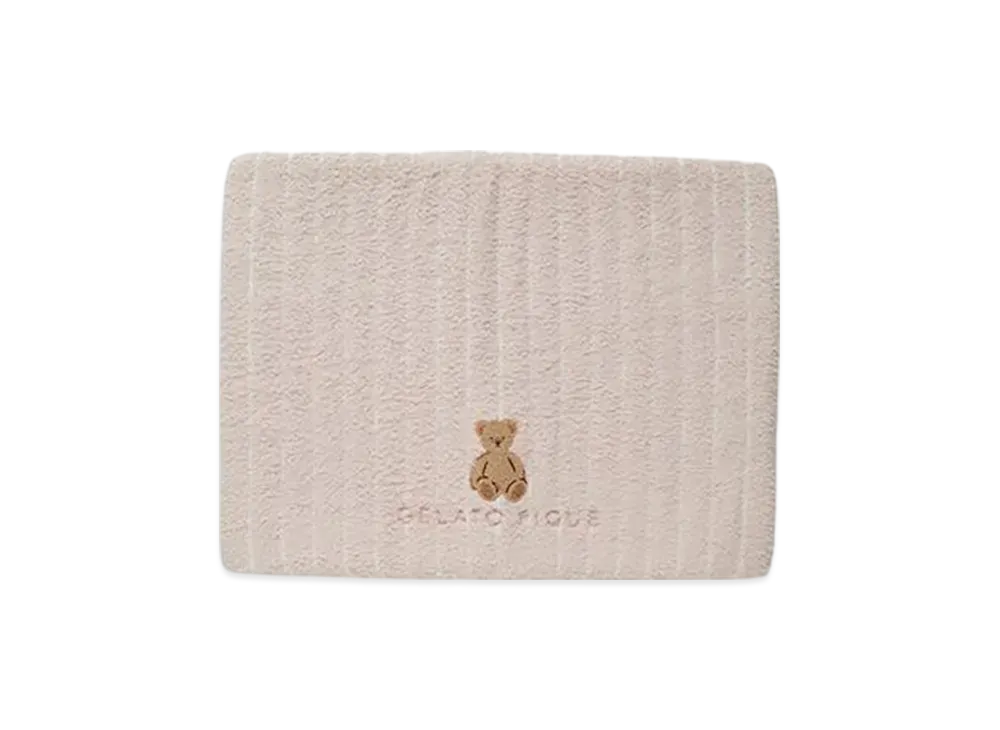 GELATO PIQUE Bear Stripe Bath Mat "Pink"