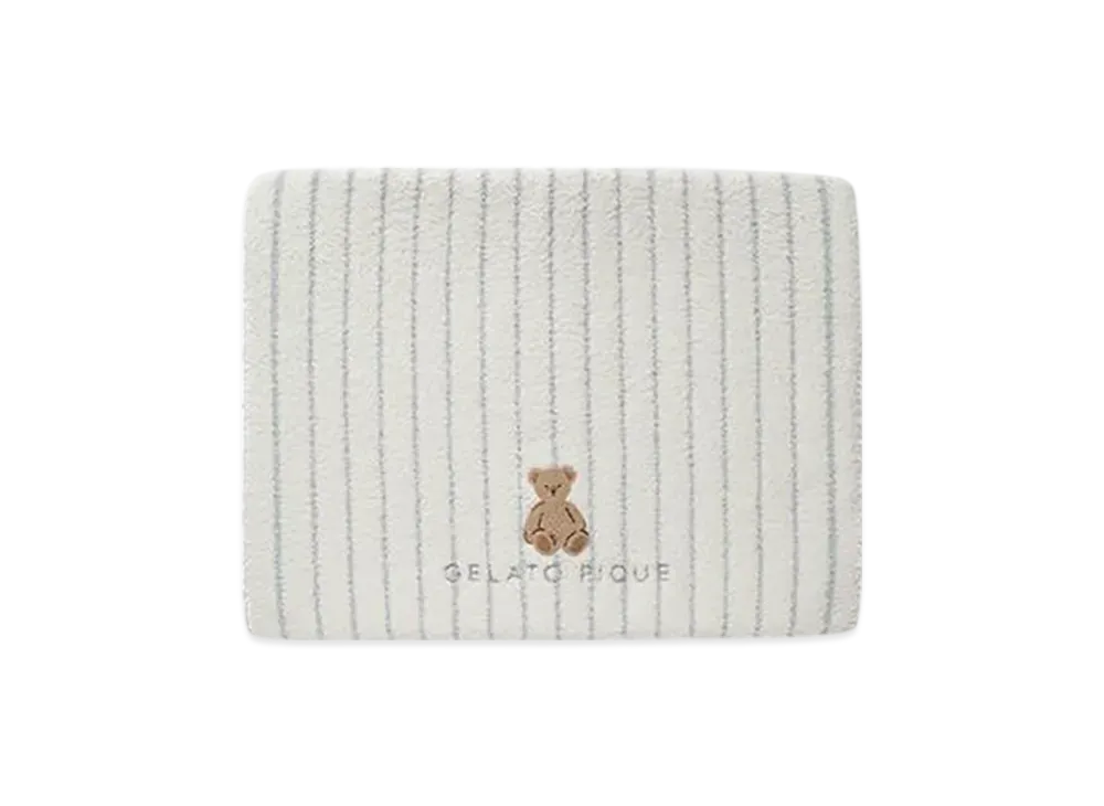 GELATO PIQUE Bear Stripe Bath Mat "Off White"
