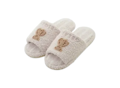 GELATO PIQUE Bear Stripe Room Shoes "Pink"