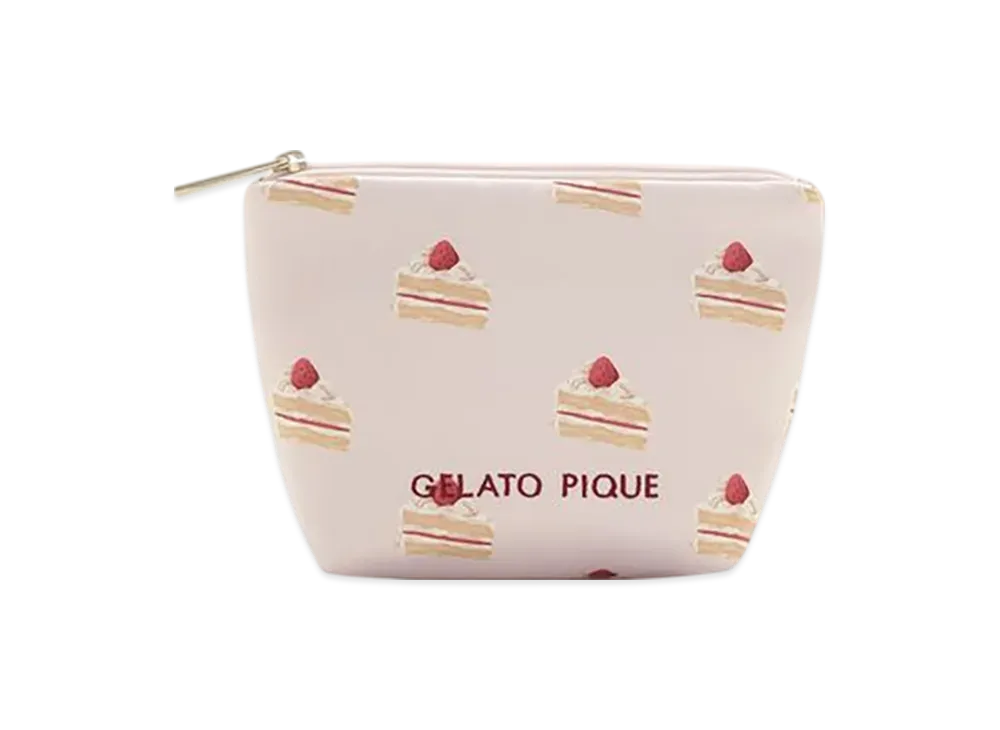 GELATO PIQUE Cake All Pattern Tissue Pouch "Pink"