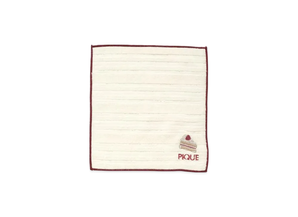 GELATO PIQUE Cake Embroidery Hand Towel "Off White"