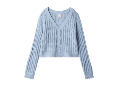 GELATO PIQUE Crochet Cardigan "Blue"