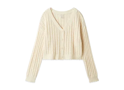 GELATO PIQUE Crochet Cardigan "Ivory"