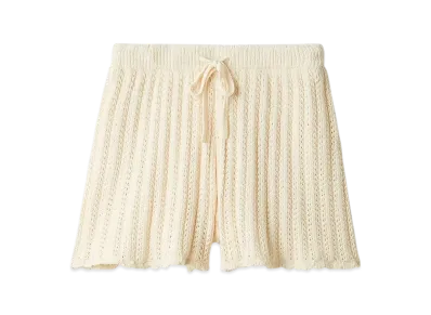 GELATO PIQUE Crochet Shorts "Ivory"