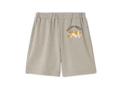 GELATO PIQUE Kids Sleeping Dog Shorts "Gray"