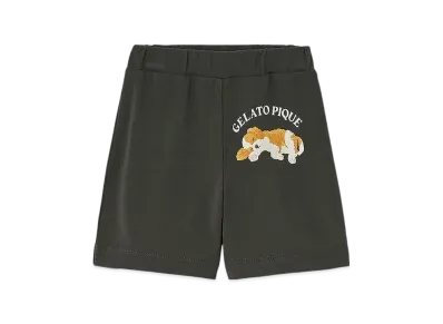 GELATO PIQUE Baby Sleeping Dog Shorts "Charcoal Gray"