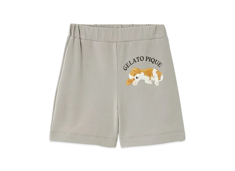 GELATO PIQUE Baby Sleeping Dog Shorts "Gray"