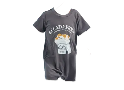 GELATO PIQUE Baby Sleeping Dog Rompers "Charcoal Gray"