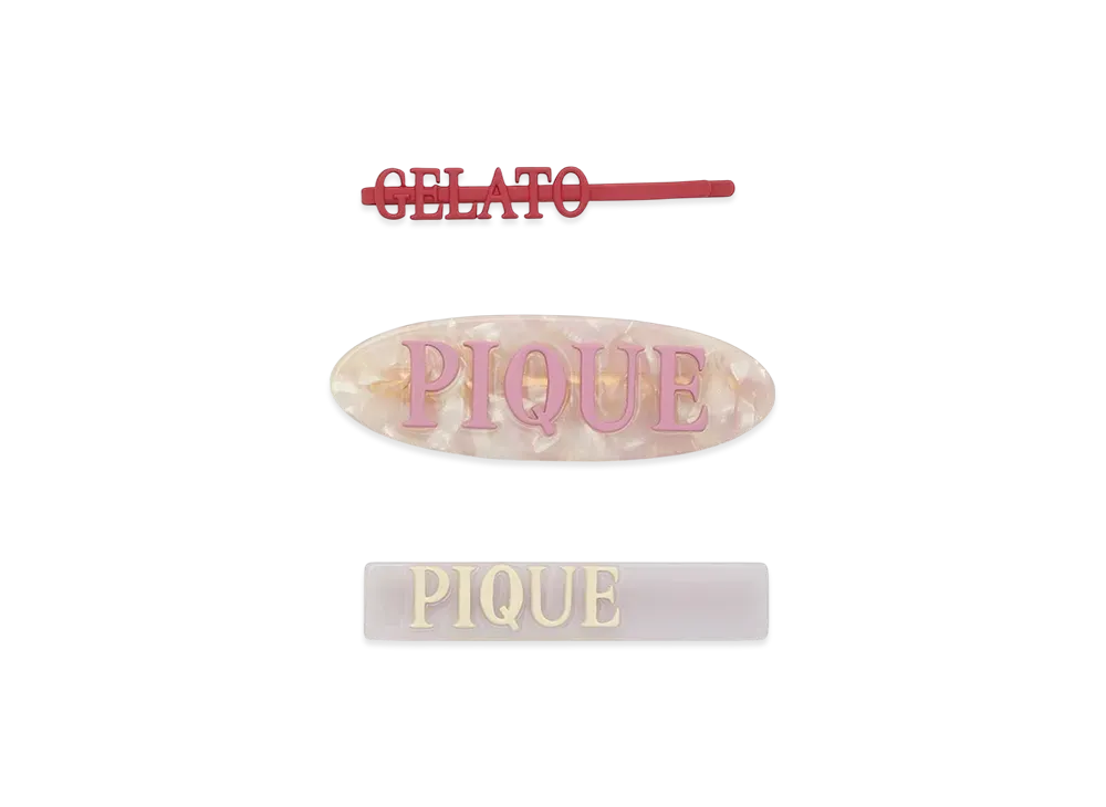 GELATO PIQUE Cool Collection Ice Hairpin & Clip Set "Pink"