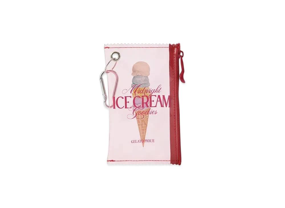 GELATO PIQUE Cool Collection Ice PVC Mini Pouch "Pink"