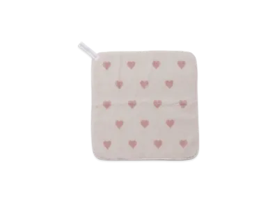 GELATO PIQUE Heart Looped Towel "Pink"