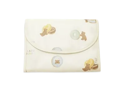 GELATO PIQUE Donut Bear Pattern Maternal And Child Health Handbook Case M "Cream"