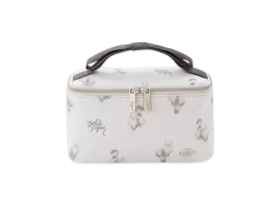 GELATO PIQUE Catall Pattern Vanity Pouch "Lavender"
