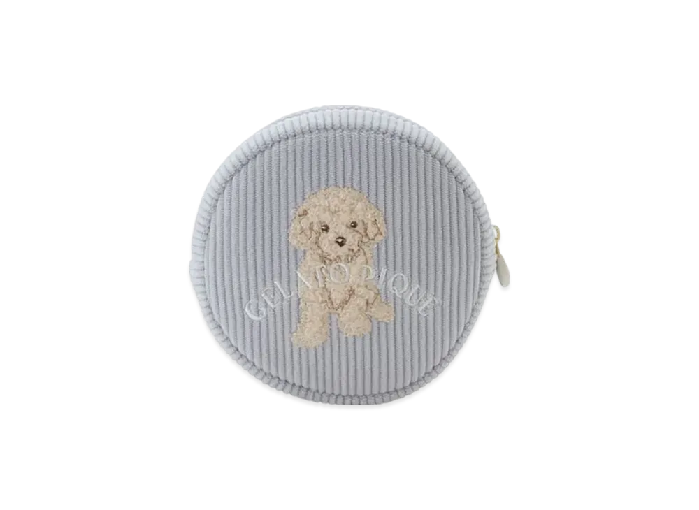 GELATO PIQUE Toy Poodle Rib Pouch "Blue"