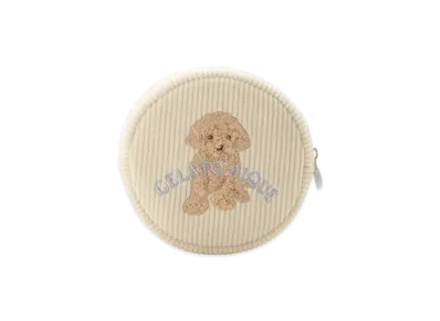 GELATO PIQUE Toy Poodle Rib Pouch "Beige"