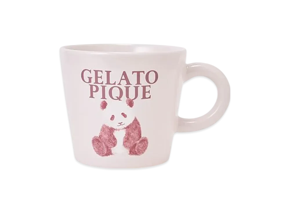 GELATO PIQUE Panda Pattern Mug "Pink"