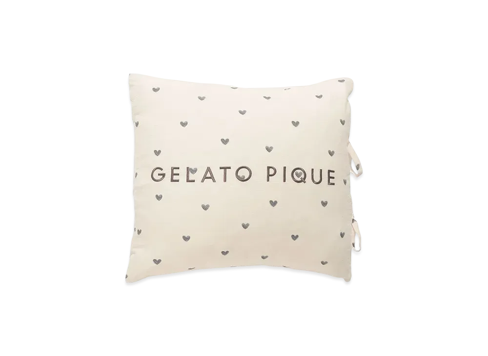 GELATO PIQUE Sleep Variation Print Cushion Cover "Ivory"