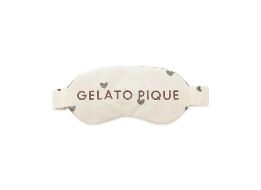 GELATO PIQUE Sleep Variation Print Eye Mask "Ivory"