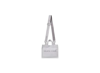 GELATO PIQUE Canvas Logo Shoulder Bag "Blue"