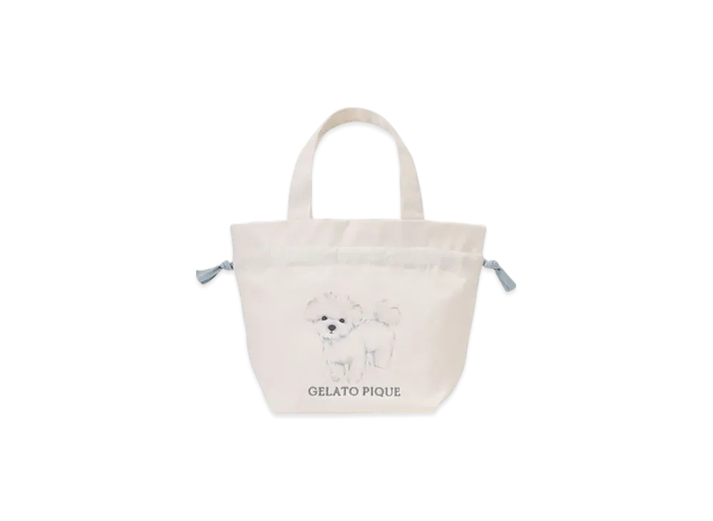 GELATO PIQUE 3 Pattern Lunch Tote "Blue"