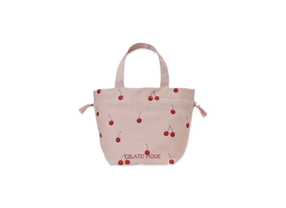 GELATO PIQUE 3 Pattern Lunch Tote "Pink"