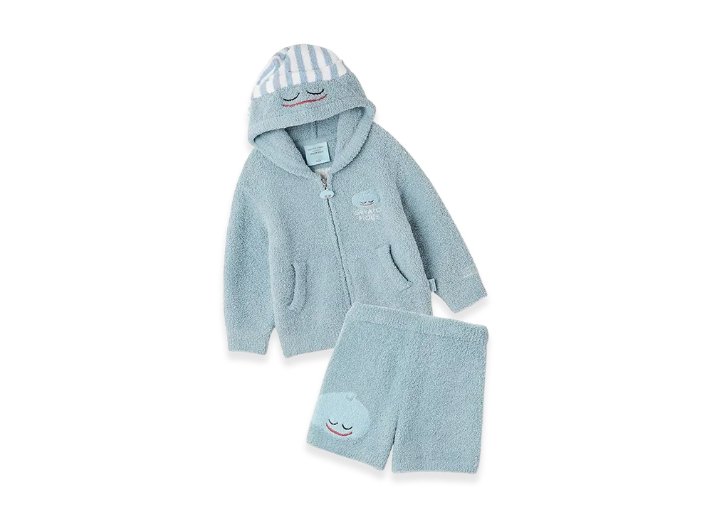 GELATO PIQUE x DRAGON QUEST Kids Powder Slime Hoodie & Half Pants Set "Blue"