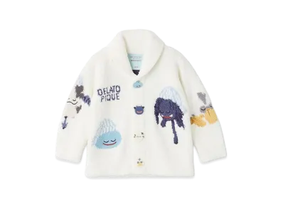 GELATO PIQUE x DRAGON QUEST Baby Powder Assorted Monster Cowichan "Off White"