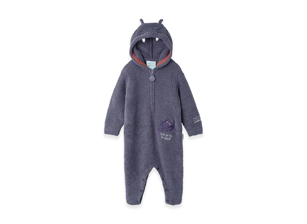 GELATO PIQUE x DRAGON QUEST Baby Powder Dracky Romper "Navy"
