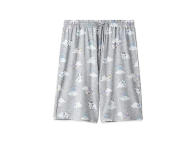 GELATO PIQUE x DRAGON QUEST Allover Pattern Half Pants "Grey"