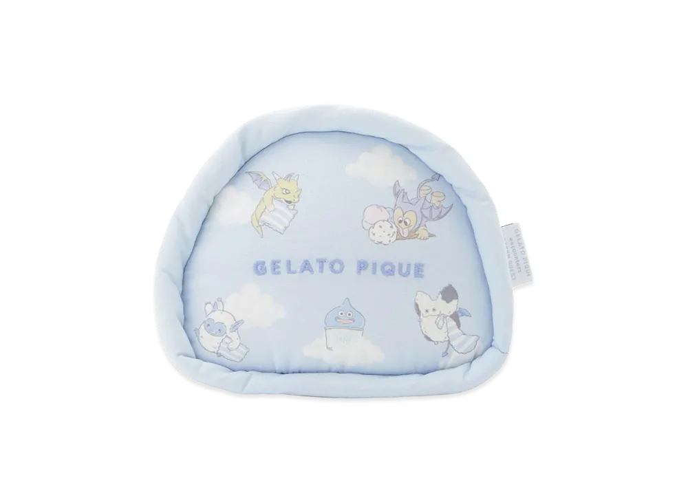 GELATO PIQUE x DRAGON QUEST Allover Pattern Pouch "Blue"