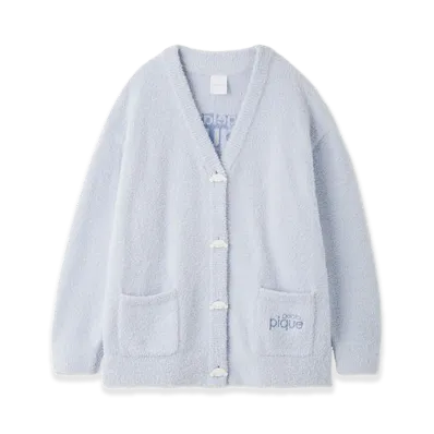 GELATO PIQUE x Sanrio Women's Baby Moco Jacquard Cardigan Cinnamoroll "Blue"