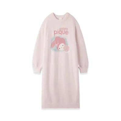 GELATO PIQUE x Sanrio Women's Baby Moco Jacquard Dress My Melody "Pink"